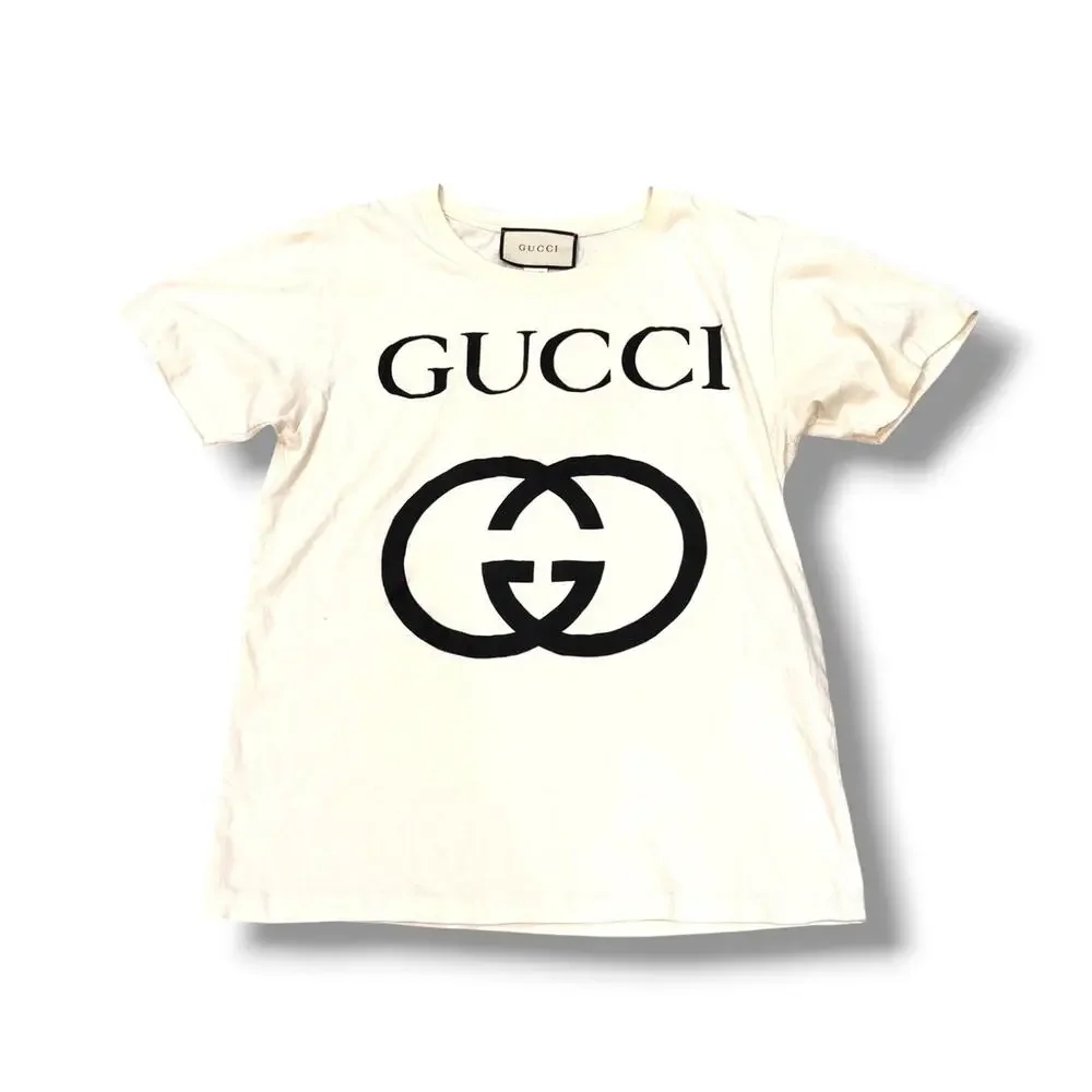 Gucci Oversize T-Shirt GG Logo ‘Cream’ | Size XS